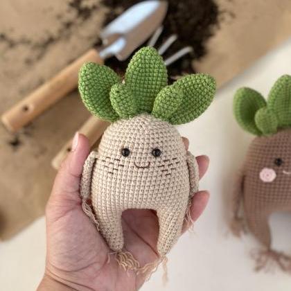 Pattern Crochet Baby Mandrake Root Kawaii Crochet..