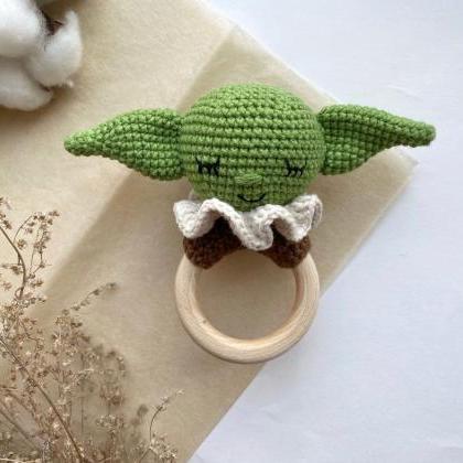 PATTERN Crochet baby alien teething..