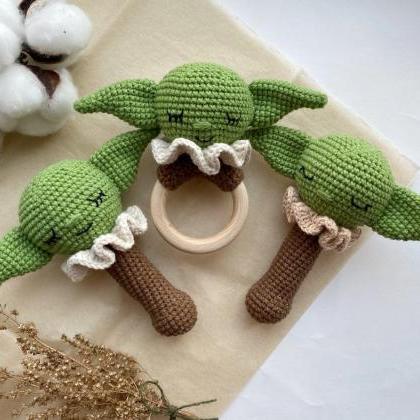 PATTERN Crochet baby alien teething..