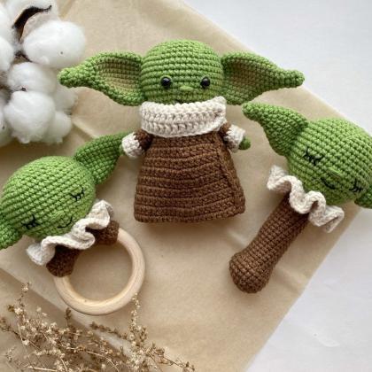 PATTERN Crochet baby alien teething..