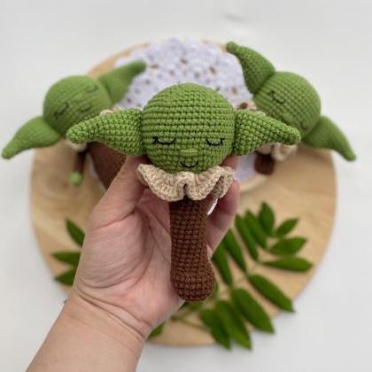 PATTERN Crochet baby alien rattle S..