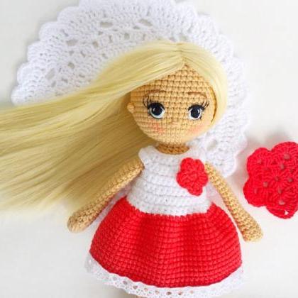 Pattern Crochet Amigurumi Doll Crochet Toy Pattern..