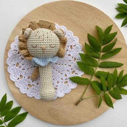 Lion Rattle Bunny Rattle Baby Bunny Gift Ideas..