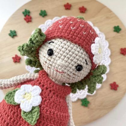 Strawberry Doll Mother Gift Plant Lady Gift Plant..
