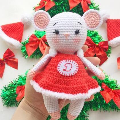 Pattern Pdf Crochet Mouse Christmas Crochet Mouse..