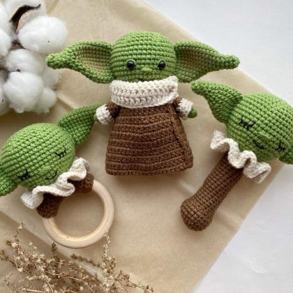 Pattern 2 In 1 Crochet Baby Alien Teething And..