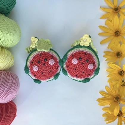PATTERN Crochet Watermelon Amigurum..